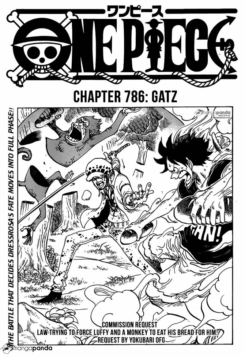 One Piece Ch 786: Gatz