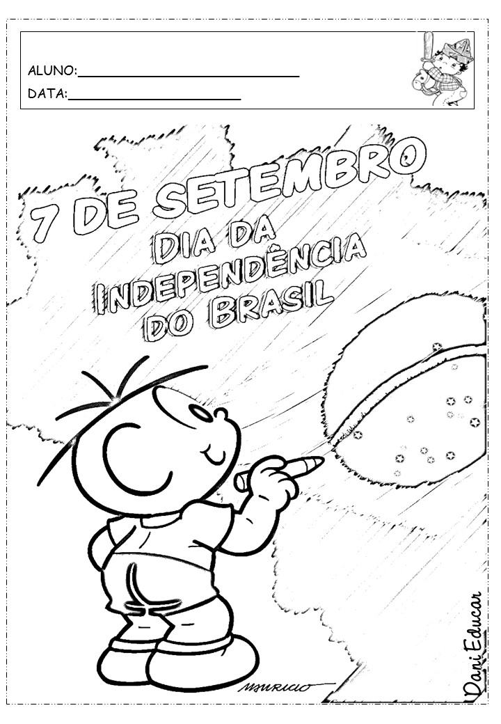 Atividades semana da pátria - 7 de setembro ~ Mundo da Criança