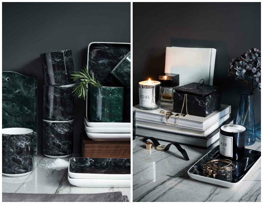 Decoración Fácil: Mármol y cobre imprescindibles en la decoración.