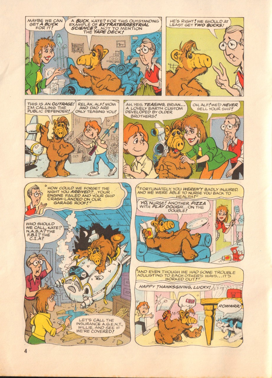 Read online Alf (1988) comic -  Issue #1 - 4