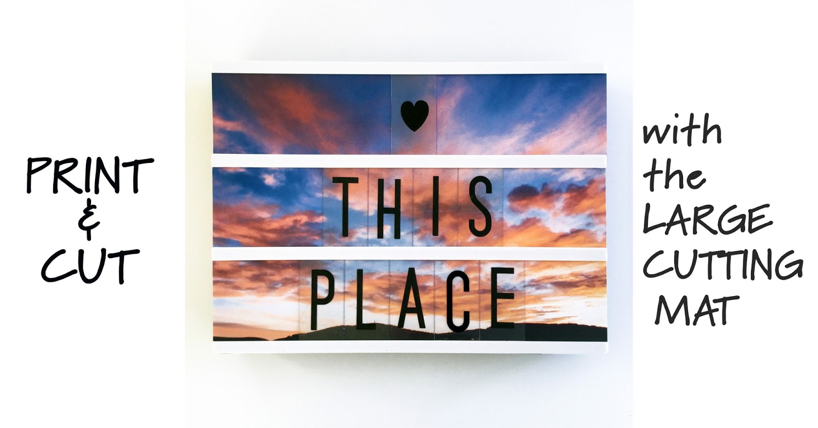 Silhouette UK Make Custom Photo Panels using Print & Cut and Large