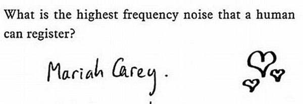test answers
