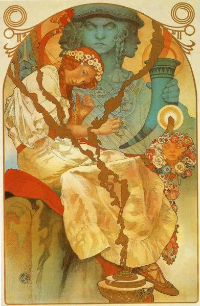 Alphonse Maria Mucha 1860-1939 | Czech Art Nouveau Printmaker