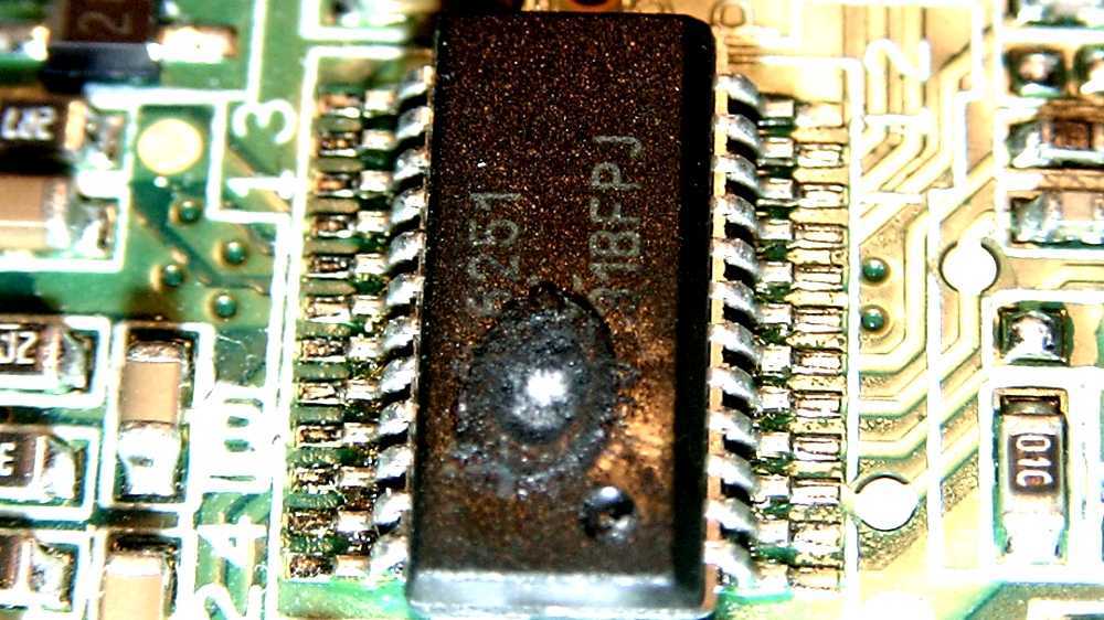Failure of electronic components