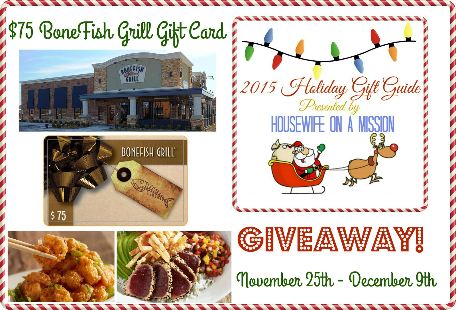 New Age Mama Bonefish Grill Gift Card Giveaway