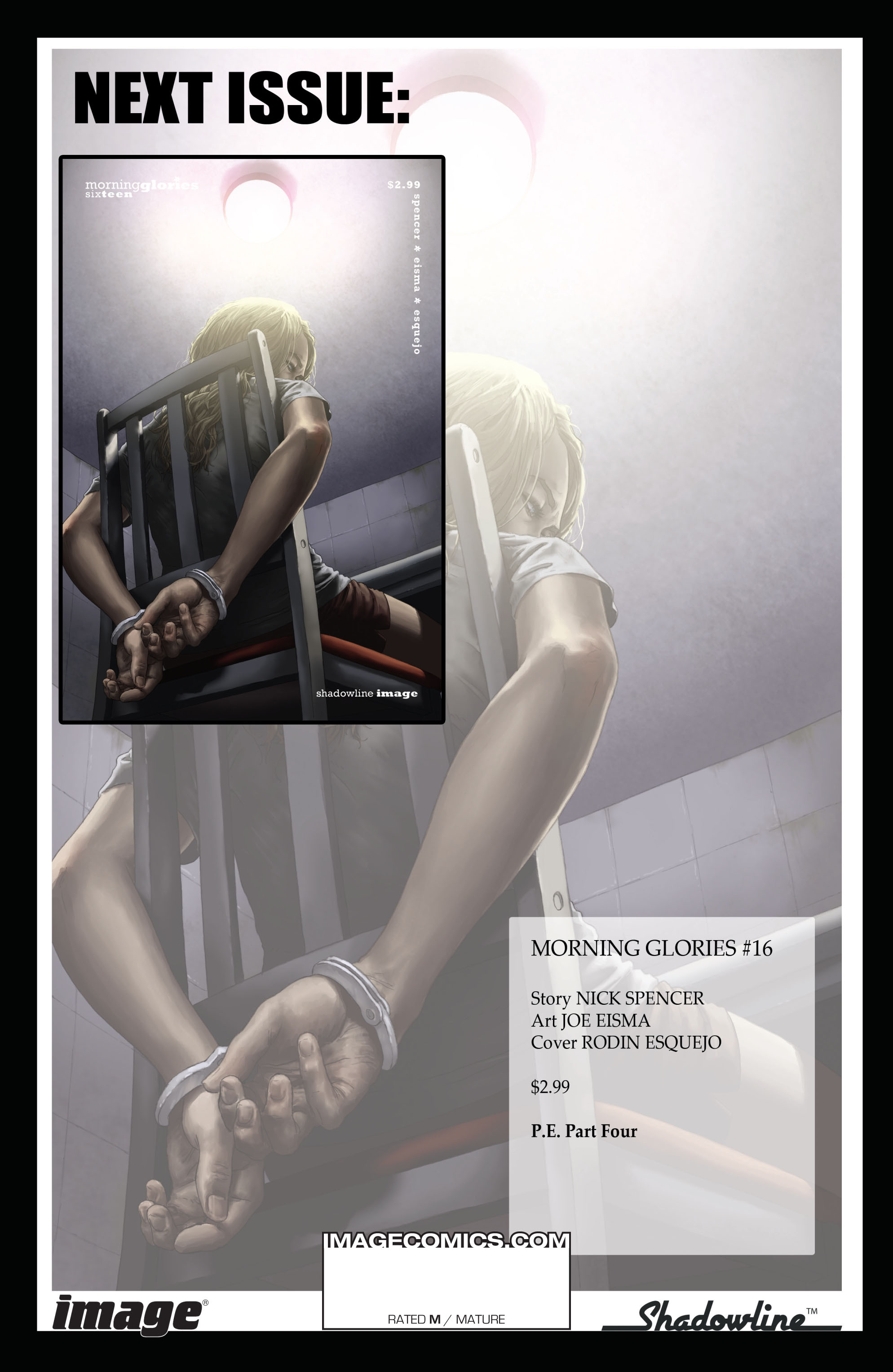 Read online Morning Glories comic -  Issue #15 - 33