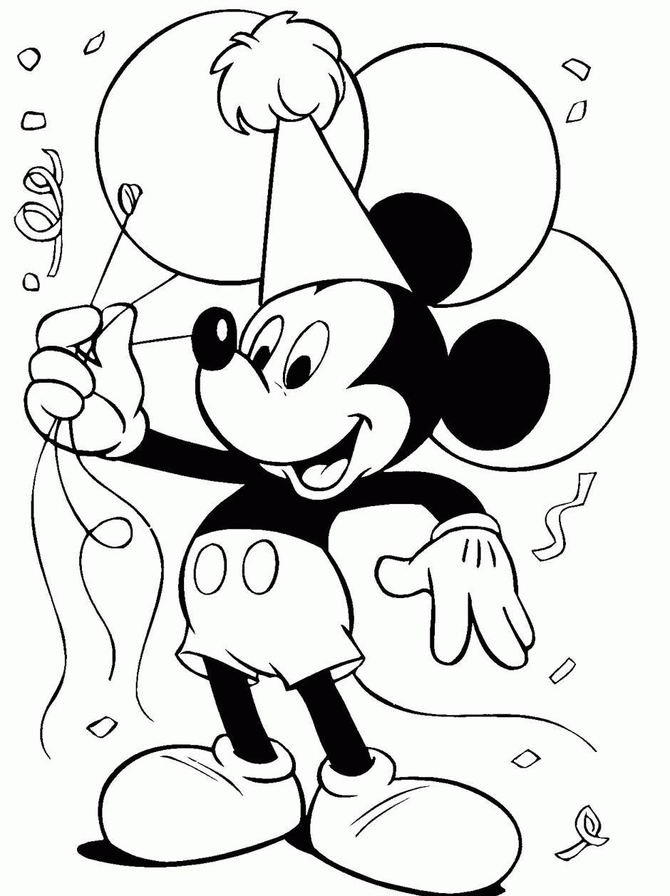 Buku Belajar Mewarnai Gambar Mickey Mouse Untuk Anak