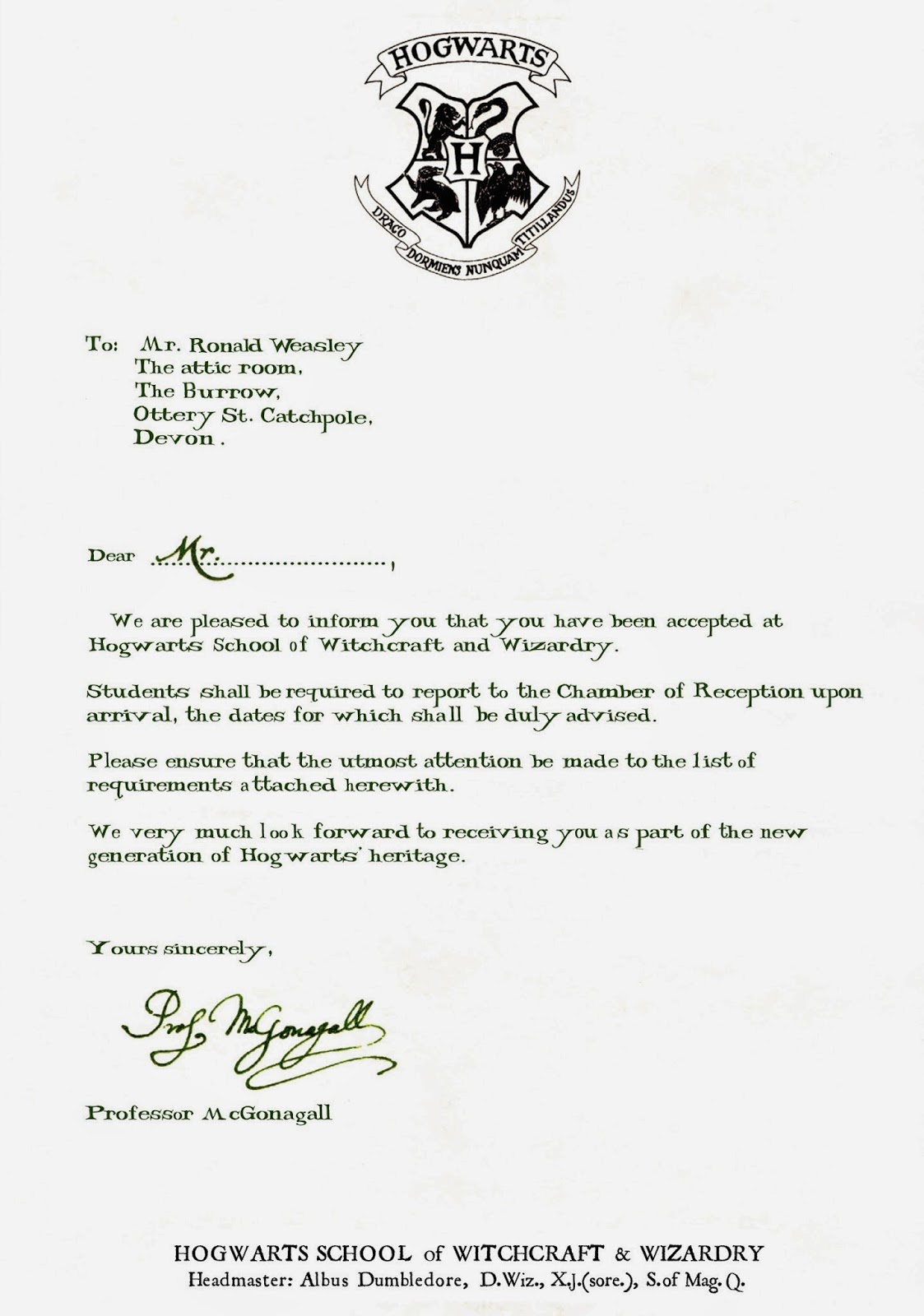 »A Carta de Hogwarts  »O Caldeirão Saltitante »The 