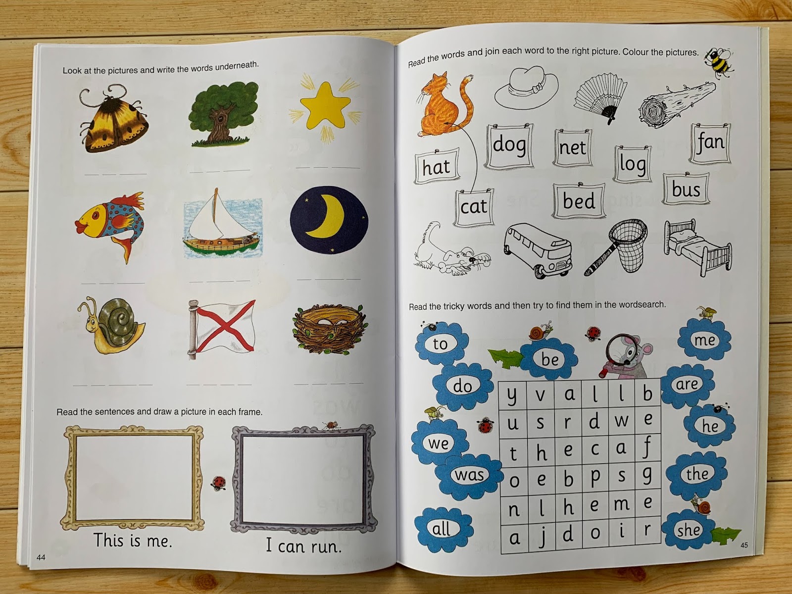 Review Jolly Phonics Pupil book 1