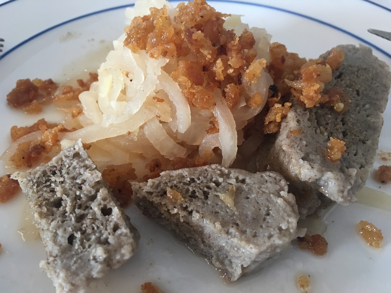 HOMEMADE SLOVENIAN FOOD BUCKWHEAT LEAVENED DUMPLINGS