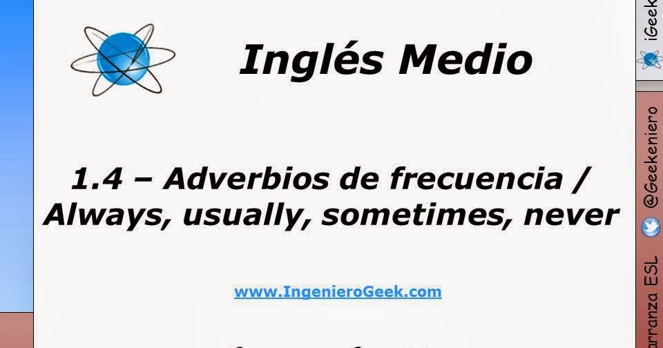 preguntas con never 1 4 adverbios de frecuencia always usually sometimes preguntas con never 1 4 adverbios de frecuencia always usually sometimes
