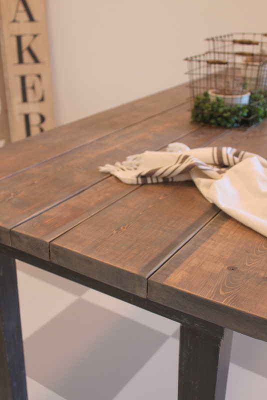All Mimsy DIY Plank Top Table