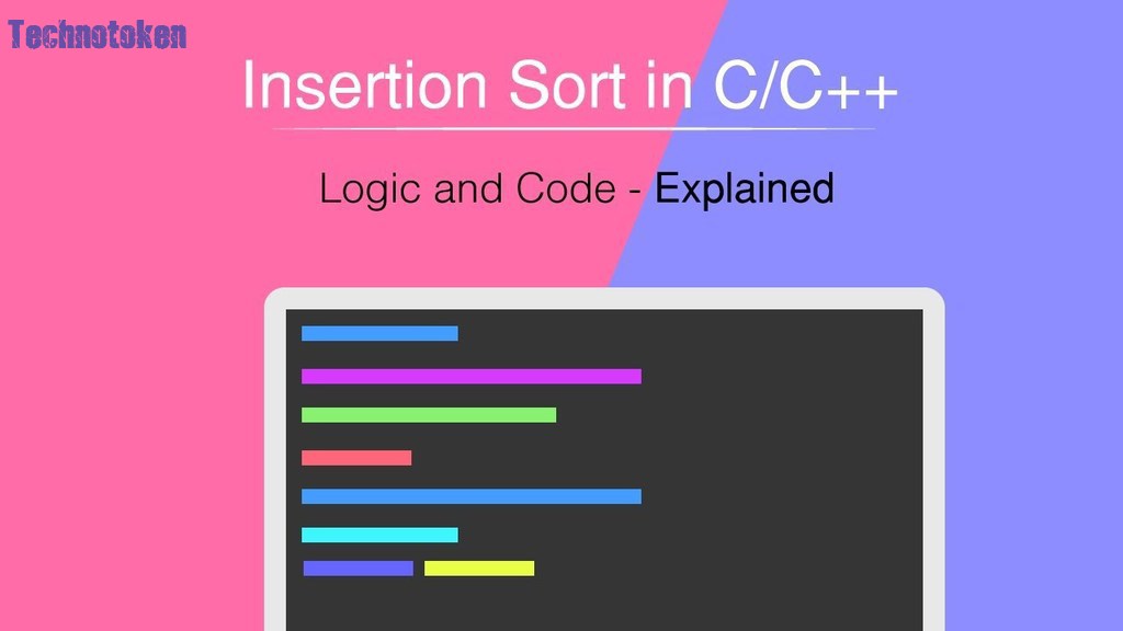 Insertion Sort in C & C++ (Algorithm,concept,pseudocode