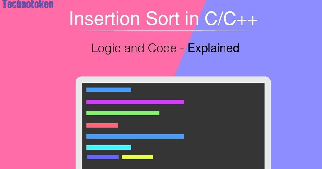 Insertion Sort in C & C++ (Algorithm,concept,pseudocode