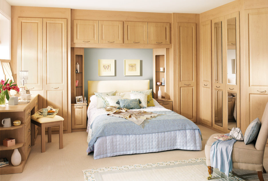 17 Modern Bed Cupboard To Use Space Behind The Bed Decor Units