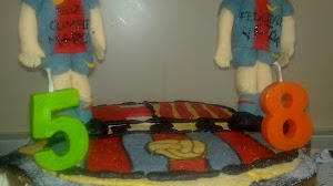 TARTA MESSI E INIESTA