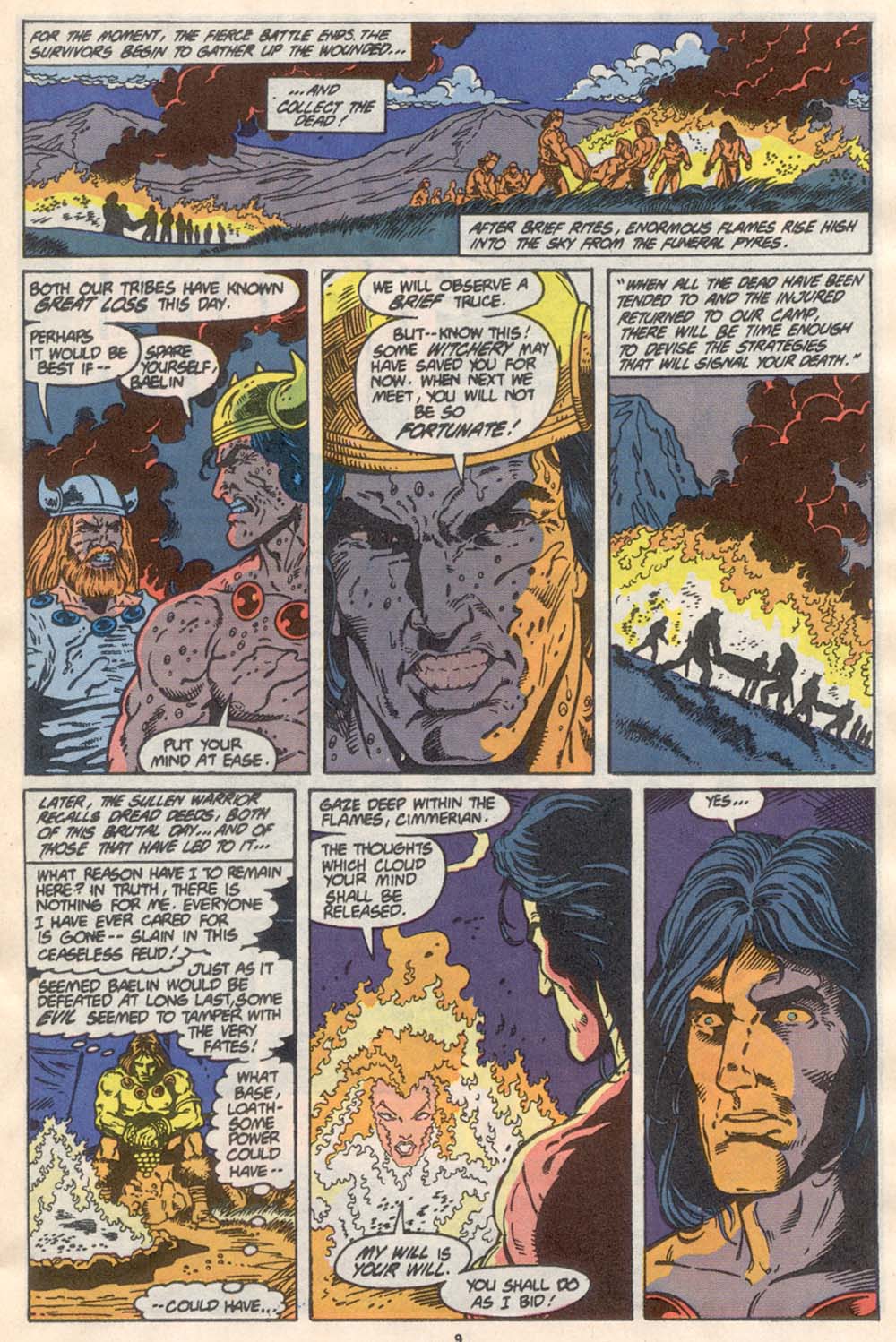 Read online Conan the Barbarian (1970) comic -  Issue #232 - 9