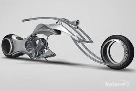 รถมอเตอร์ไซค์ในอนาคต Speeding Motorbikes Future