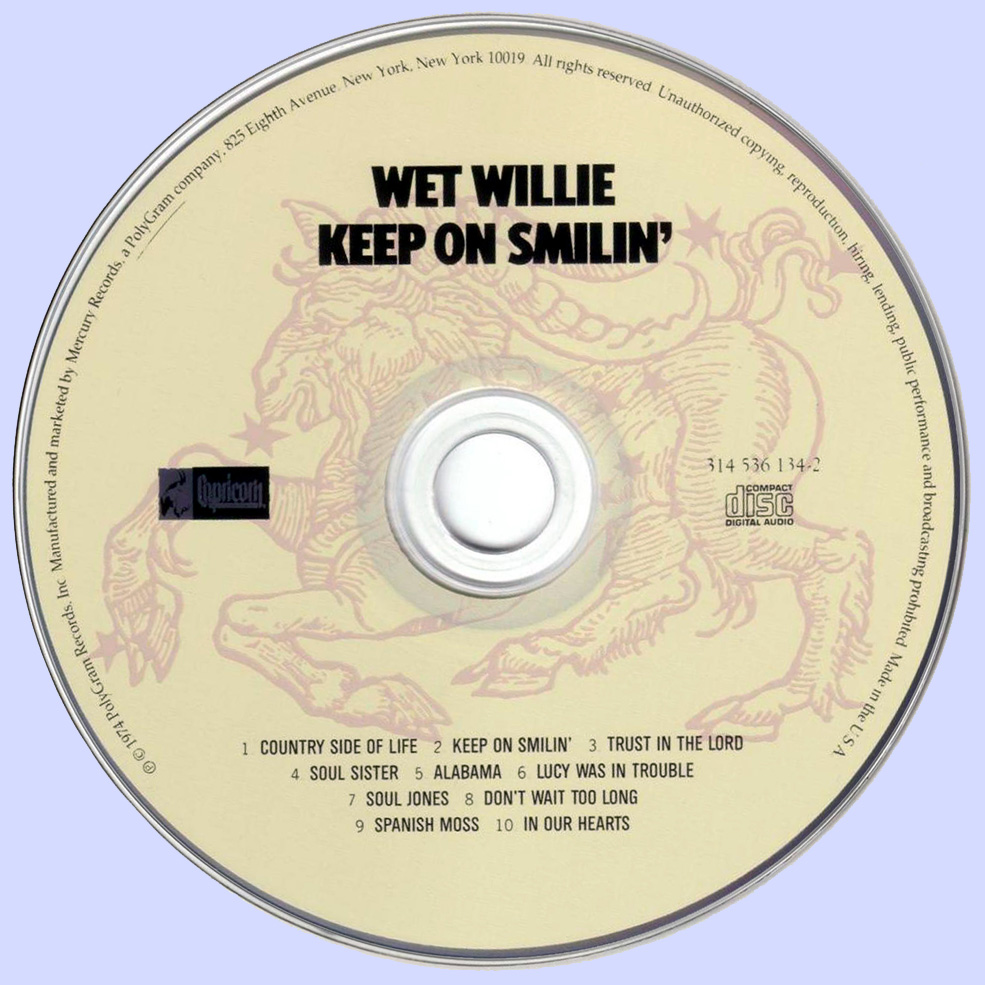 Plain and Fancy: Wet Willie - Keep On Smilin' (1974 us, exceptional ...