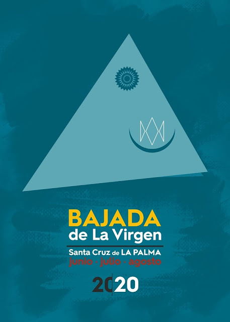 Cartel oficial de las Fiestas Lustrales de la Bajada de la Virgen de las Nieves 2020