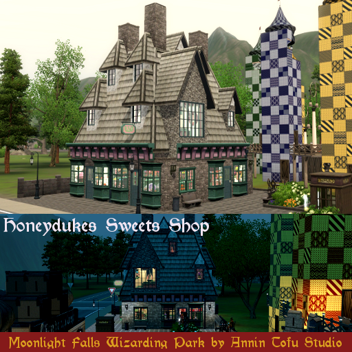 My Sims 3 Blog Moonlight Falls Wizarding Park by Tofu7