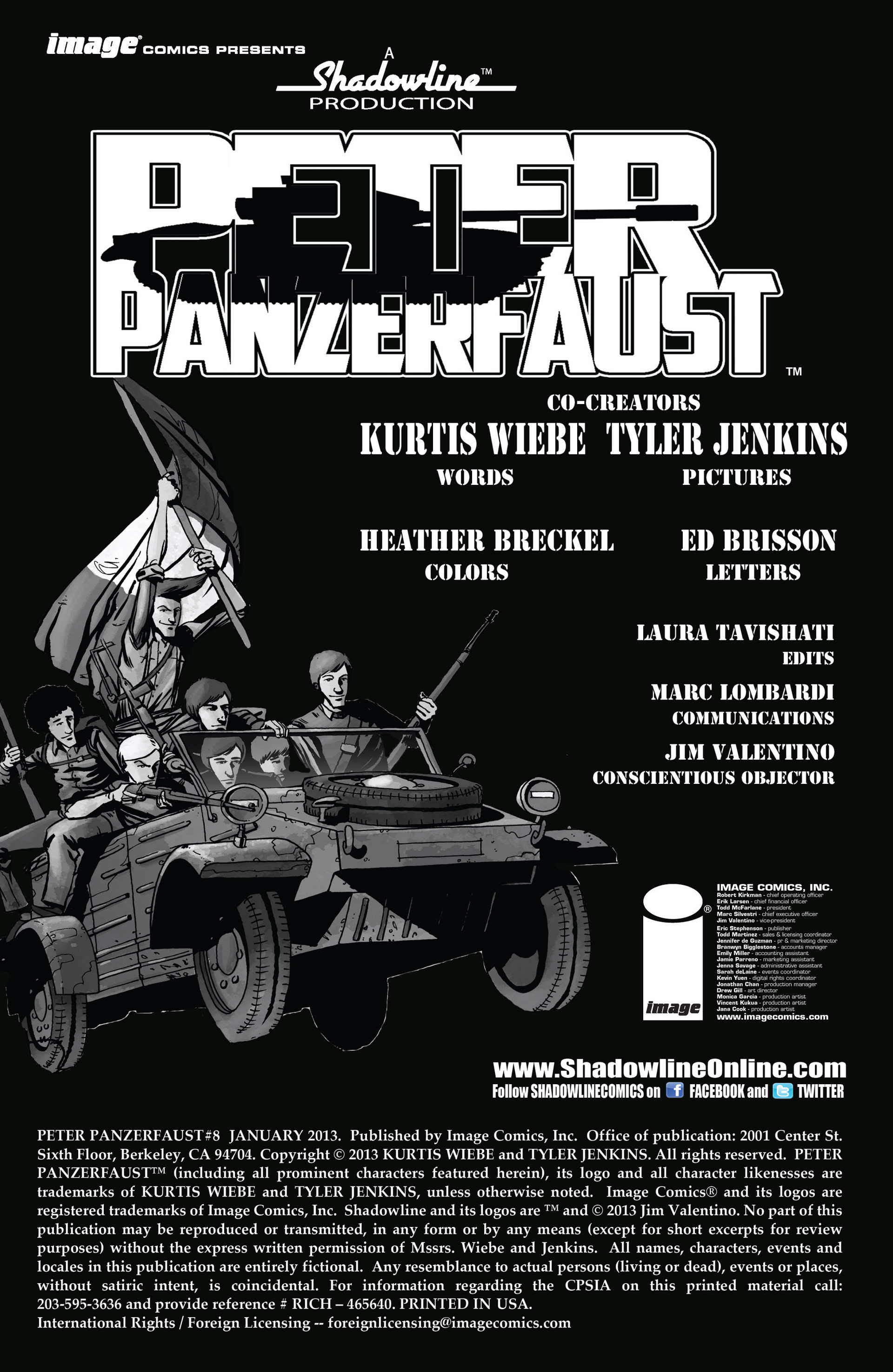 Read online Peter Panzerfaust comic -  Issue #8 - 2