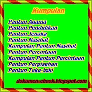 Contoh Kumpulan Pantun Nasehat