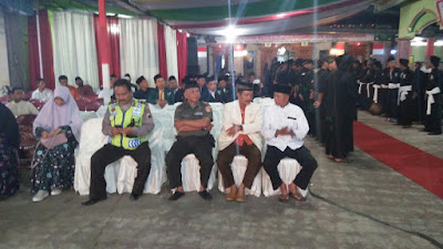 DANRAMIL 05/KEDAWUNG LAKSANAKAN KOMSOS HADIRI PENGAJIAN DAN DZIKIR DIMASJID QODIRI