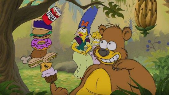 Yonomeaburro: Los Simpson: homenaje a Disney en su gag del sofá y episodio  en directo en mayo (Simprovised)