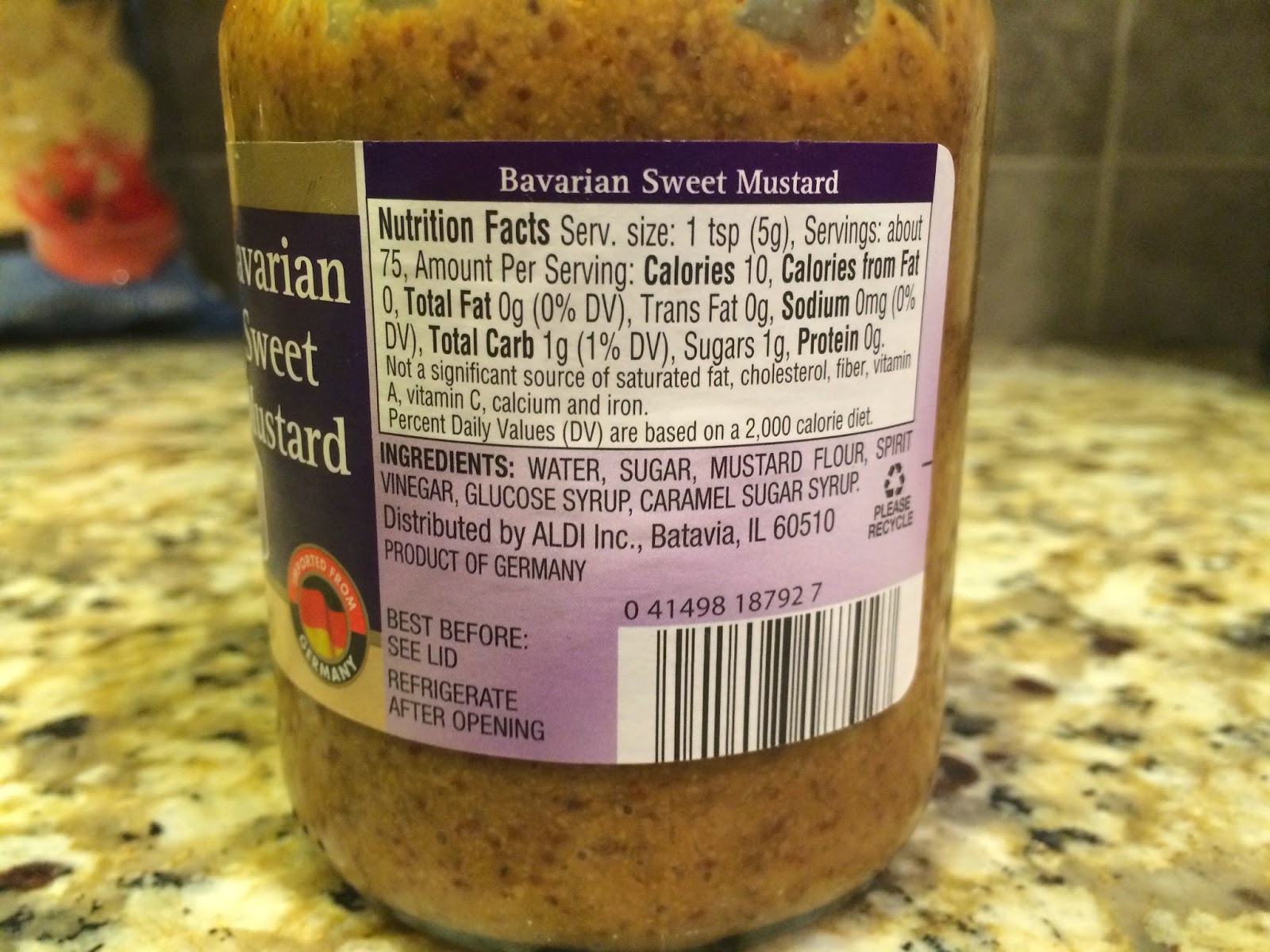 Aldi Product Review Bavarian Sweet Mustard All Steph's Stuff