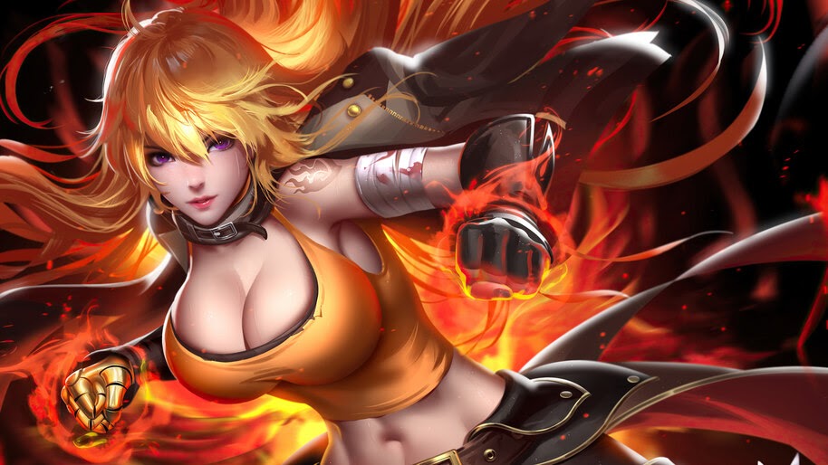 Yang Xiao Long, RWBY, Anime, Girl, 4K, #6.1617