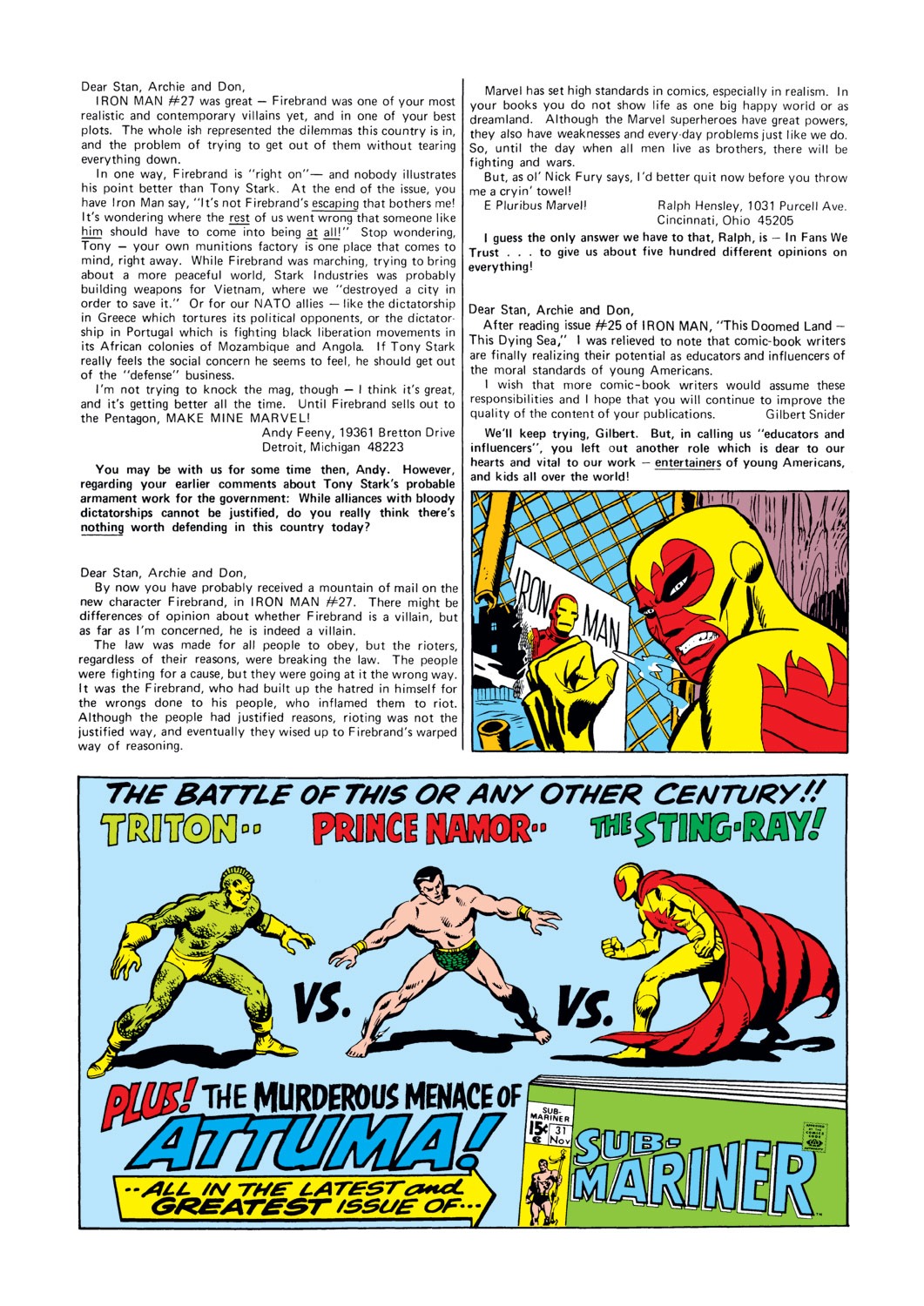 Read online Iron Man (1968) comic -  Issue #31 - 23