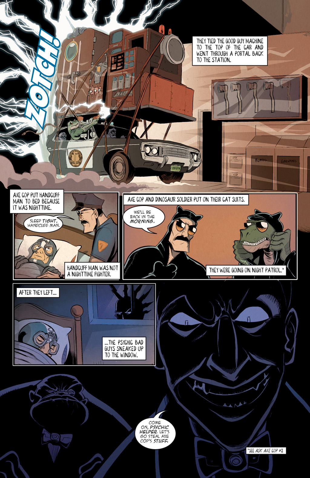 Read online Axe Cop: Bad Guy Earth comic -  Issue #1 - 19