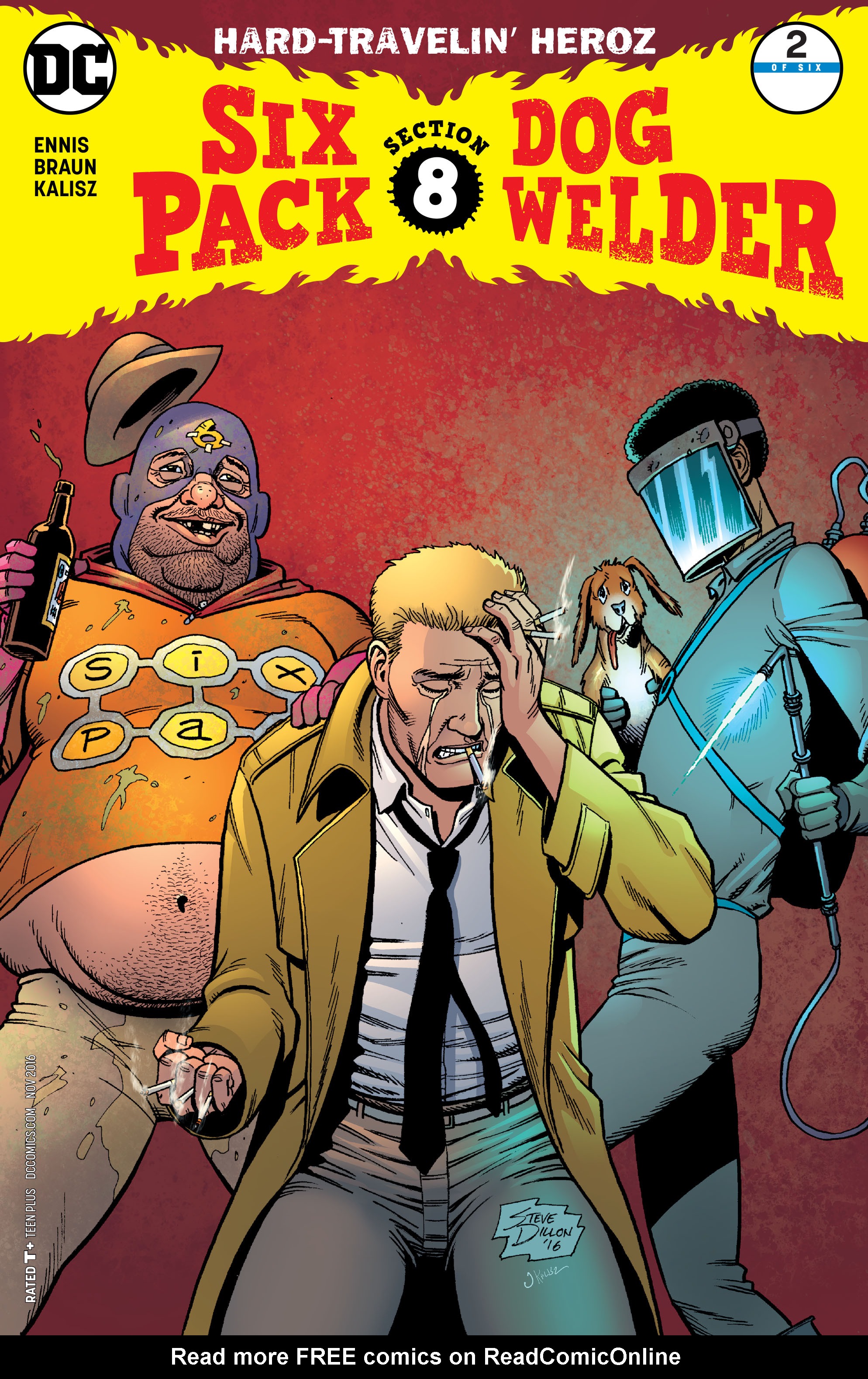 Read online Sixpack and Dogwelder: Hard Travelin' Heroz comic -  Issue #2 - 1