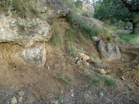 Κατάλοιπα ελαιοτριβείων στην αρχαία Θουρία Μεσσηνίας Κατάλοιπα ελαιοτριβείων στην αρχαία Θουρία Μεσσηνίας