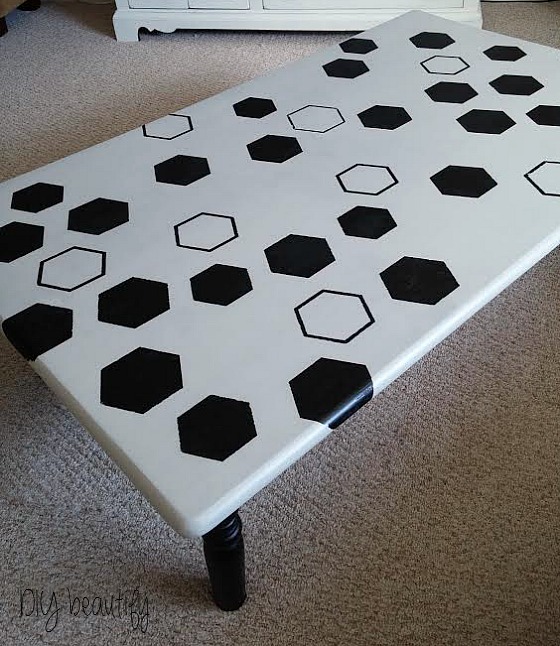 DIY beautify honeycomb table