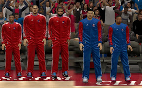 NBA 2K13 L.A. Clippers Warmup Uniforms