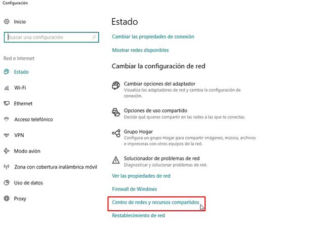 Cómo ver la clave de una WiFi almacenada en Windows 10