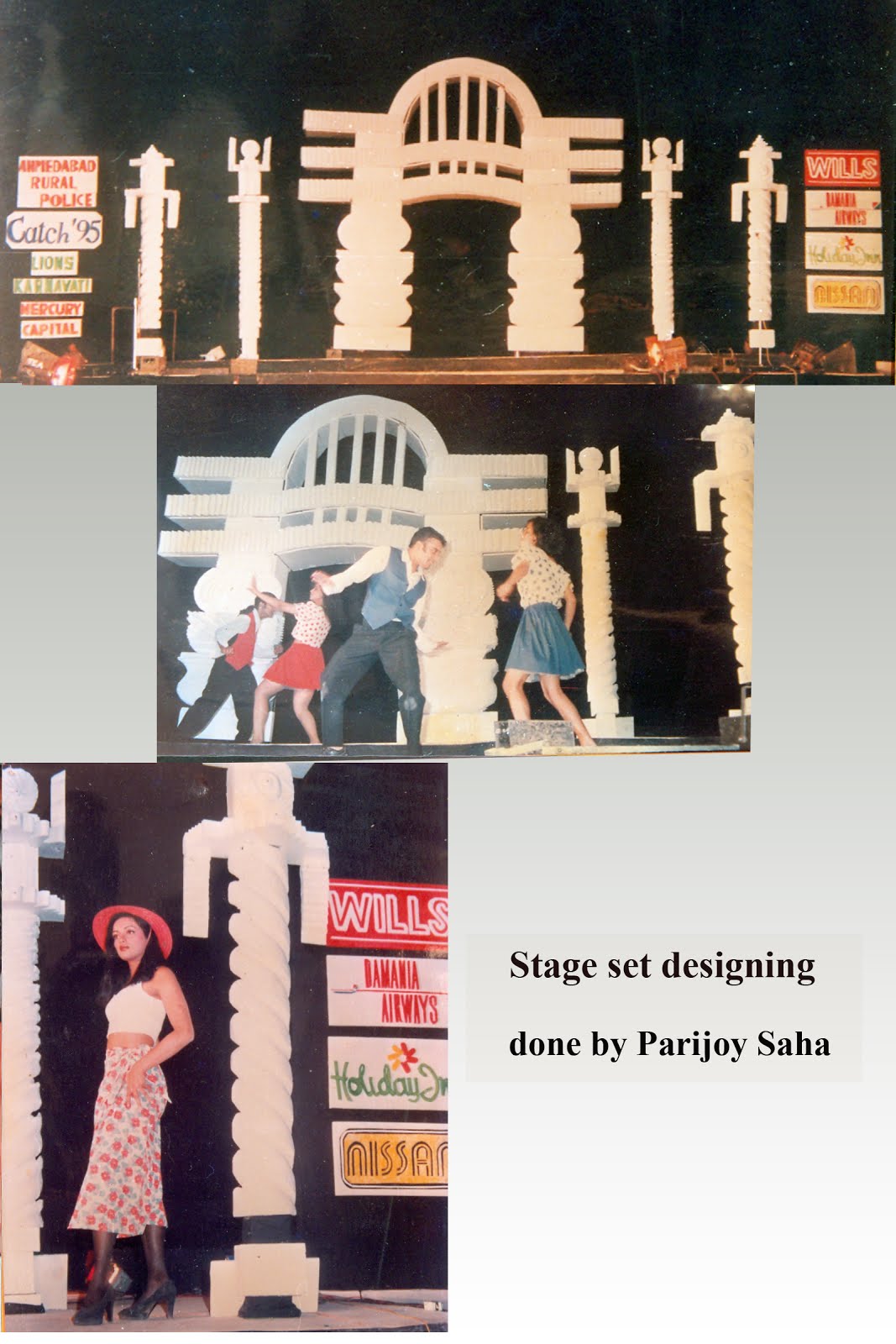 Stage set designing done by Parijoy Saha.