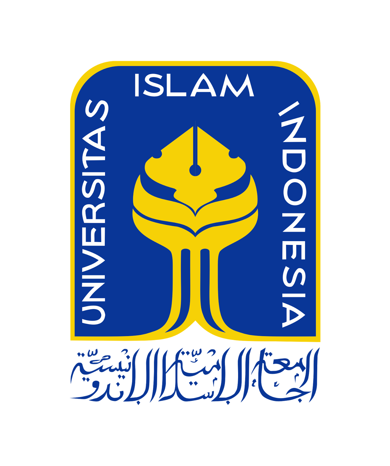 Logo UII Biru BACKGROUND TERANG