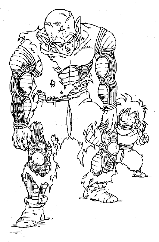 Dragon Ball Coloring Pages Library Adults