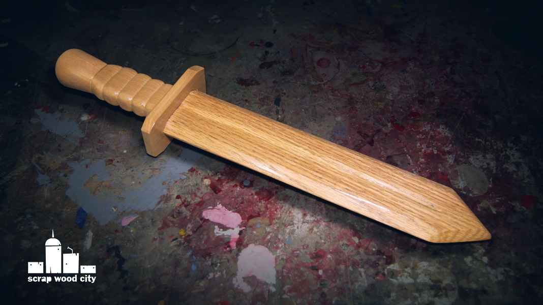 scrap wood city How to make a wooden toy sword