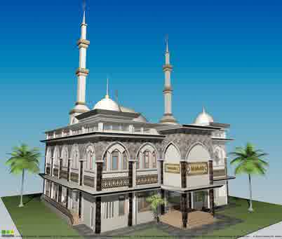 gambar rumah modis update Contoh Desain Masjid  Minimalis 