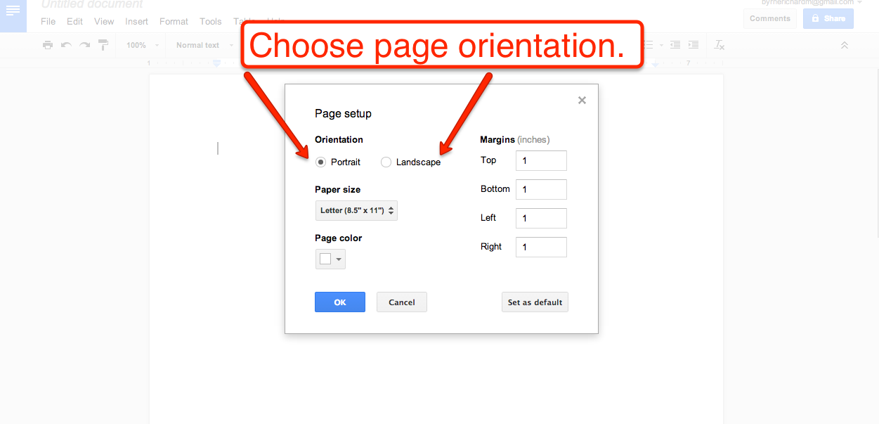 Featured image of post How To Make A Landscape Google Doc / In google docs, you can create a new document with either the portrait or the landscape layout.