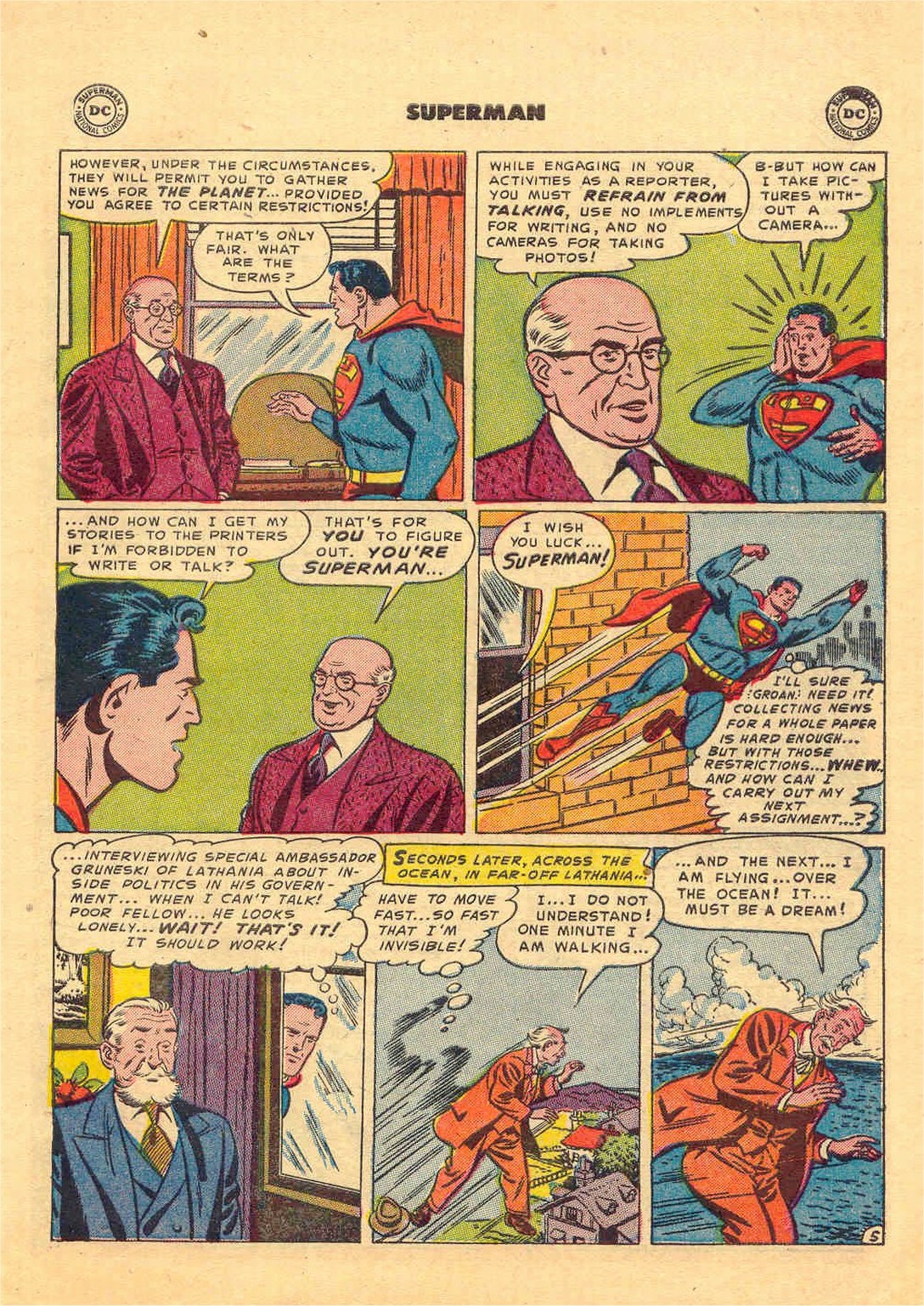 Read online Superman (1939) comic -  Issue #82 - 34