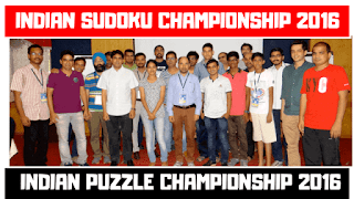 Indian Puzzle Championship 2016 - Indian Sudoku Championship 2016