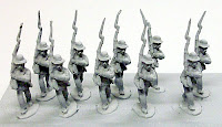 PR5 Infantry in Slouch Hat – Marching Marching infantry in slouch hat, with musket on the shoulder - 2 poses.