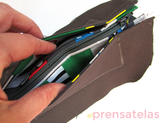 Patron cartera triple ElPrensatelas