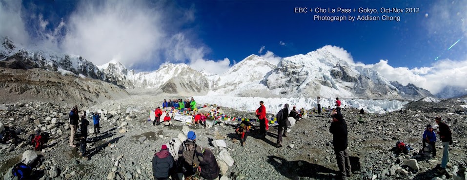 Everest Base Camp, EBC, Khumbu Icefall Everest Base Camp, EBC, Khumbu Icefall