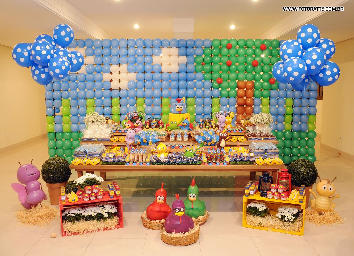 Decoração Galinha Pintadinha Menino
